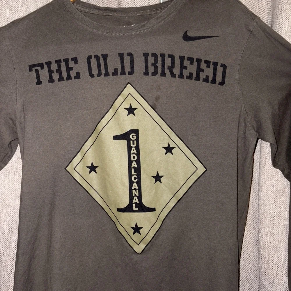 Nike Tee Marines Old Breed Guadalcanal‎ Medium